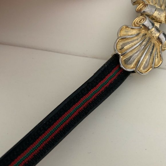 Vintage Mimi Di N Seashell Skinny Waist Belt 27” - Picture 8 of 10